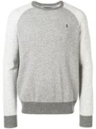Polo Ralph Lauren Cashmere Two-tone Jumper - Grey