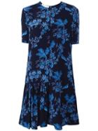 Stella Mccartney Asymmetric Side Skirt Dress, Women's, Size: 44, Blue, Silk