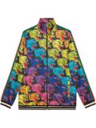 Gucci Panther Face Technical Jersey Jacket - Blue