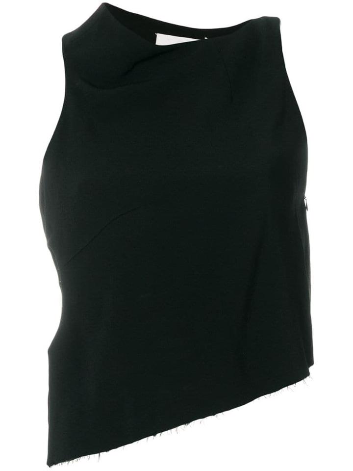 Maison Martin Margiela Pre-owned Asymmetric Sleeveless Blouse - Black