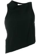 Maison Martin Margiela Pre-owned Asymmetric Sleeveless Blouse - Black