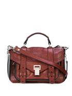 Proenza Schouler Paper Leather Zip Ps1+ Tiny - Red