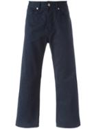 Raf Simons Wide Leg Trousers - Black