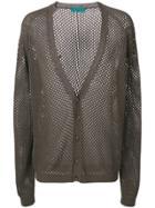 Paura Netted Cardigan - Brown