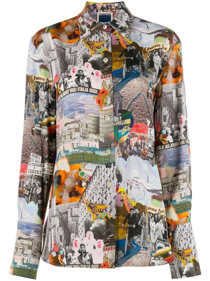 Marco Rambaldi Photographic Print Shirt - Grey