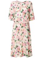 Bellerose Floral Print Dress - Nude & Neutrals