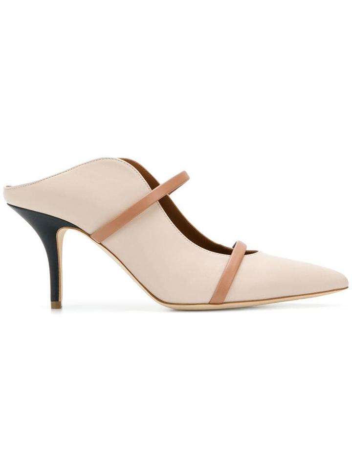 Malone Souliers Double Band Mules - Neutrals