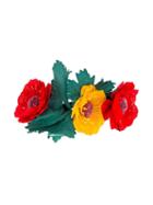 Kenzo Vintage Flower Hair Clip, Women's, Red