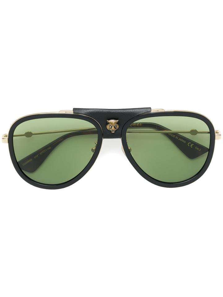 Gucci Eyewear Aviator Sunglasses - Green