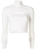 Dion Lee Slim-fit Layered Top - White