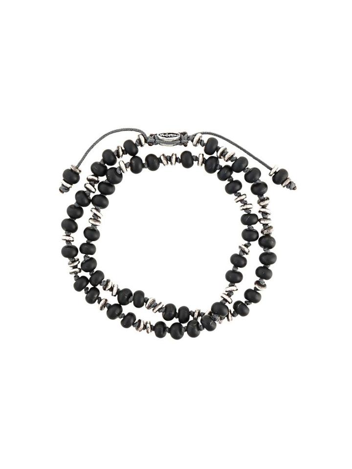 M. Cohen Beaded Bracelet, Men's, Grey