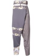 Theatre Products Dual Crossover Pattern Trousers, Women's, Grey, Polyester/wool