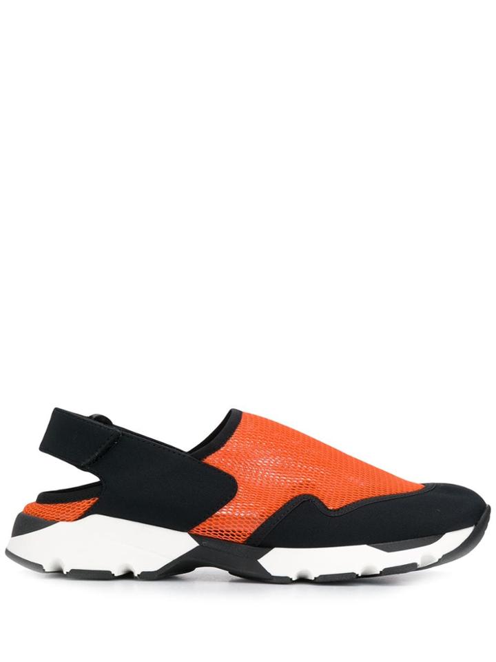 Marni Mesh Sling-back Sandals - Orange