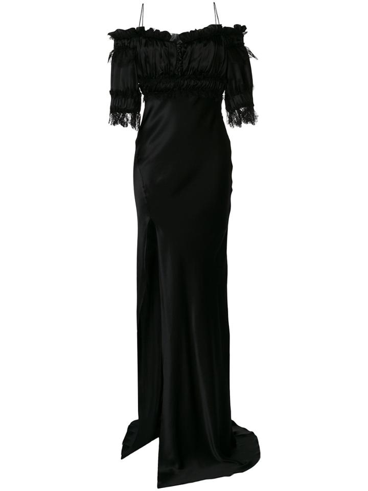Redemption Off-the-shoulder Evening Gown - Black