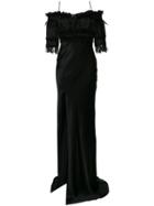 Redemption Off-the-shoulder Evening Gown - Black