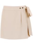 Egrey Skorts With Lace Up Detail - Nude & Neutrals