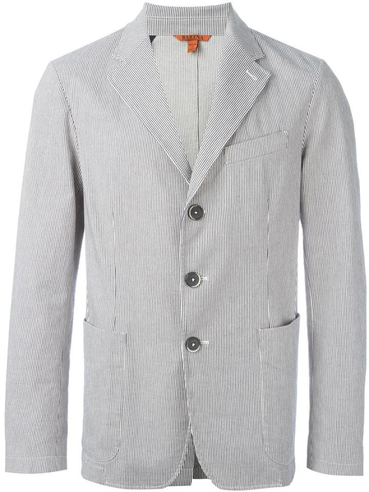 Barena Fine Striped Blazer