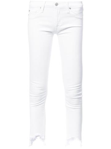 Hudson Tally Cropped Jeans - White