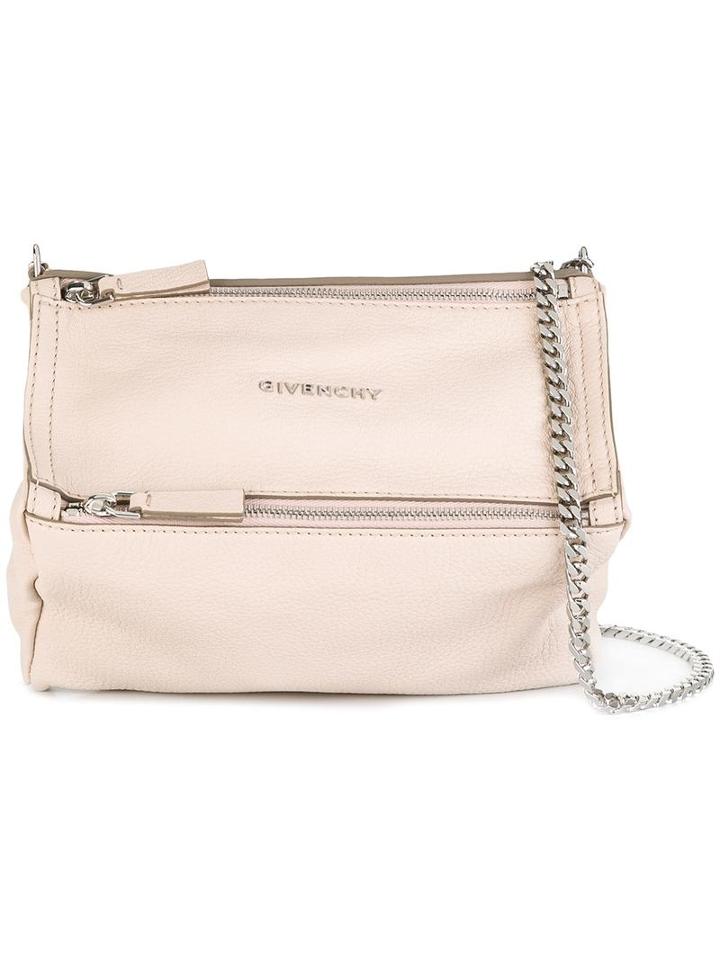 Givenchy Mini Pandora Crossbody Bag, Women's, Pink/purple, Goat Skin/metal