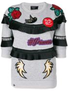 Philipp Plein - Ventigo Sweatshirt - Women - Cotton/polyester - S, Grey, Cotton/polyester
