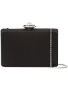 Oscar De La Renta Rogan Box Clutch - Black