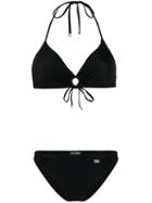 Dolce & Gabbana Triangle Bikini Set - Black