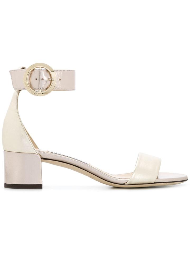 Jimmy Choo Jaimie 40 Sandals - Gold