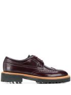 Paul Smith Leather Oxford Shoes - Red