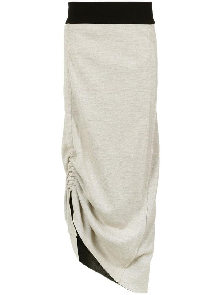 Uma Raquel Davidowicz Amada Ruched Skirt - Neutrals