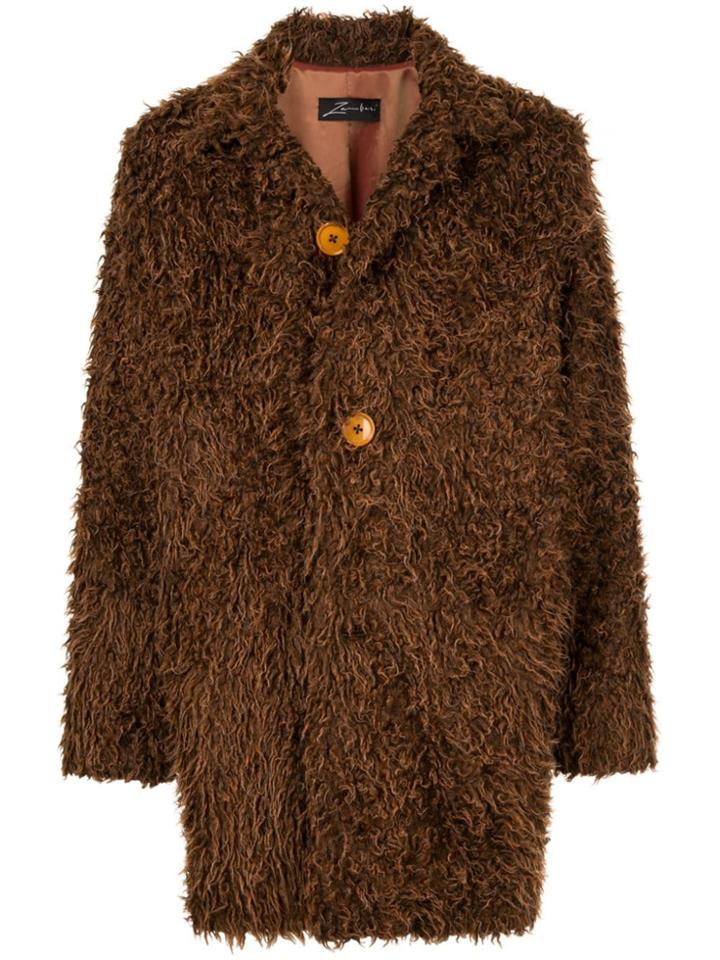 Zambesi Fuji Faux Fur Coat - Brown
