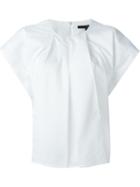 Tibi Pleated Detail T-shirt