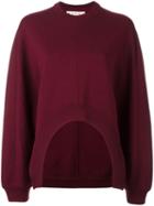 Marni Adda Sweatshirt, Women's, Size: 40, Red, Virgin Wool