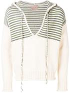 Federico Curradi Striped Loose-fit Sweater - Neutrals