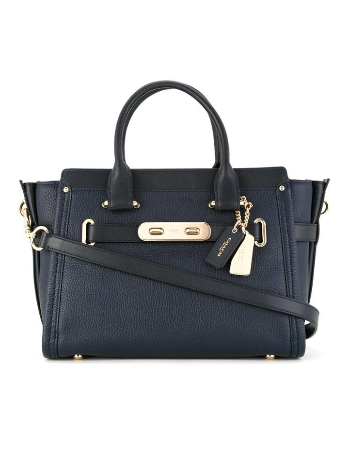 Coach 'lina' Tote - Blue