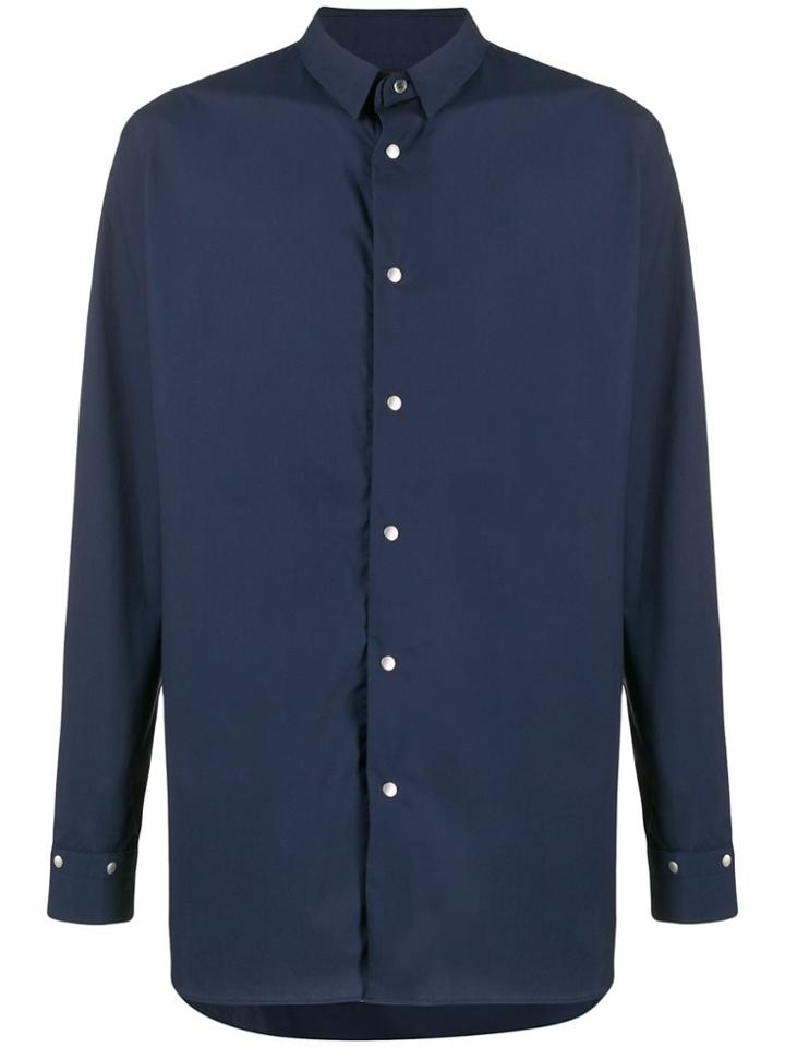 Zucca Removable Classic Collar Shirt - Blue