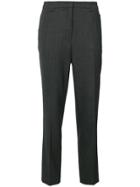 Odeeh Cropped Cigarette Trousers - Grey