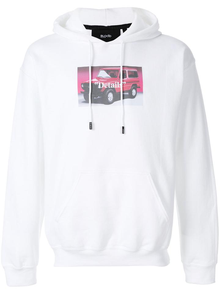 Blood Brother Details Hoodie - White