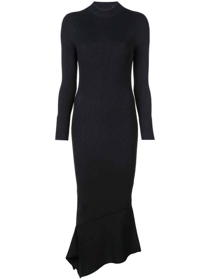 Alexis Open Back Midi Dress - Black