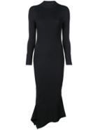 Alexis Open Back Midi Dress - Black
