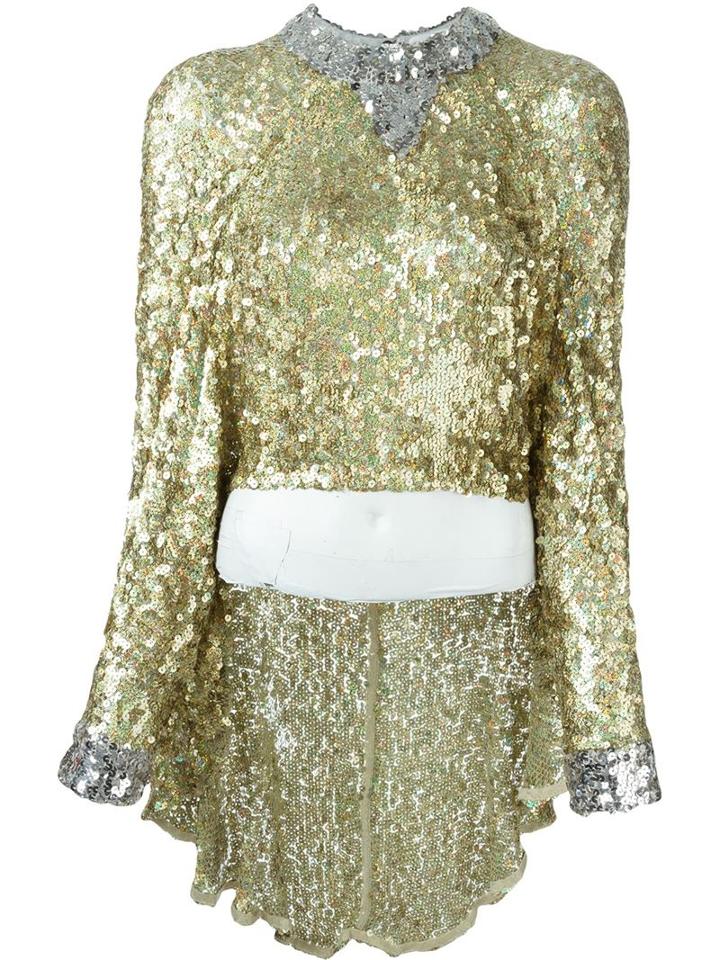 Sonia Rykiel Sequin Tail Blouse