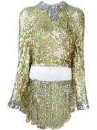 Sonia Rykiel Sequin Tail Blouse