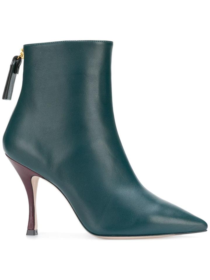 Stuart Weitzman Juniper Ankle Boots - Green