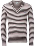 Vivienne Westwood Man Striped V-neck Jumper