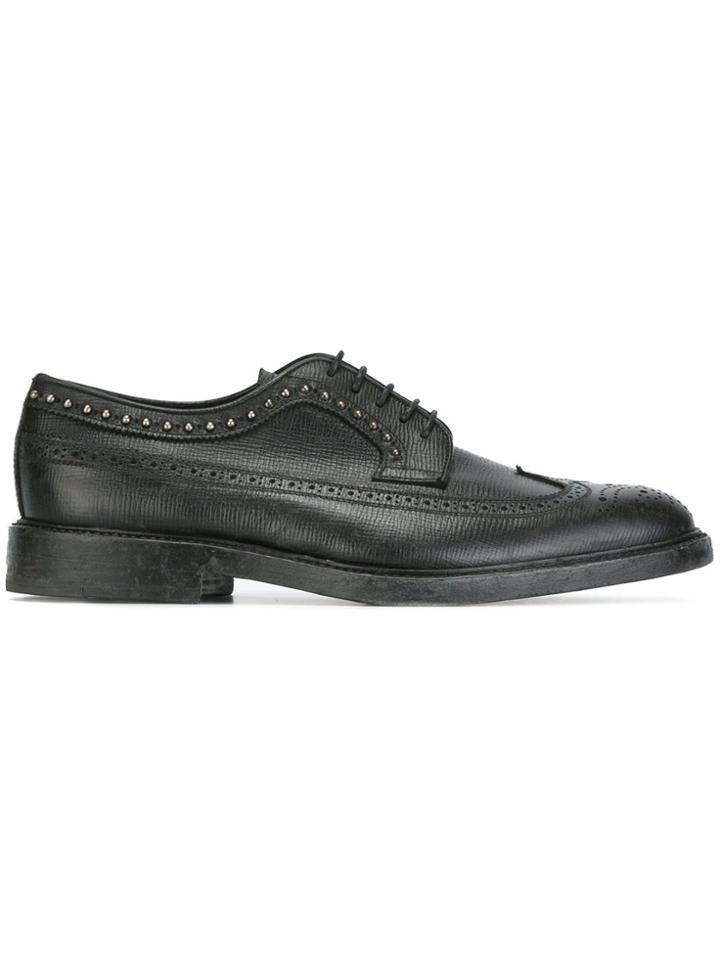 Henderson Baracco Studded Derby Shoes - Black