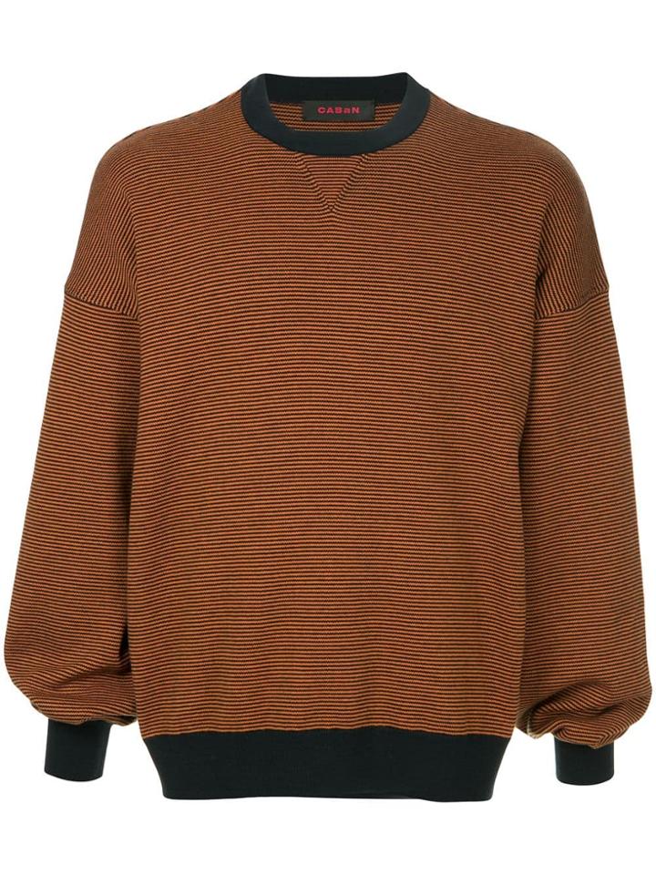 Caban Round Neck Jumper - Black