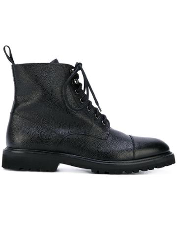 Aiezen Lace-up Boots - Black