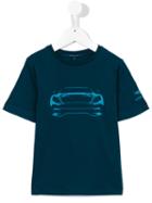 Aston Martin Kids Car Print T-shirt, Boy's, Size: 8 Yrs, Blue