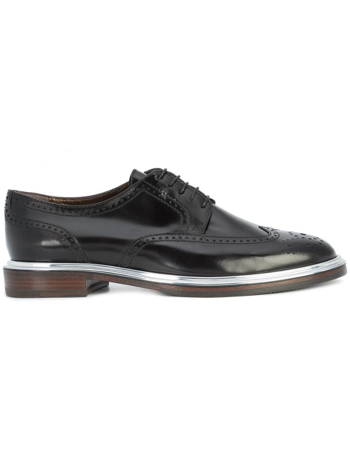 Agl Silver Trim Brogues - Black