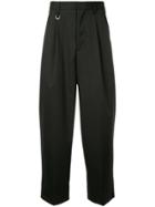 Monkey Time High Waist Dropped Crotch Trousers - Black