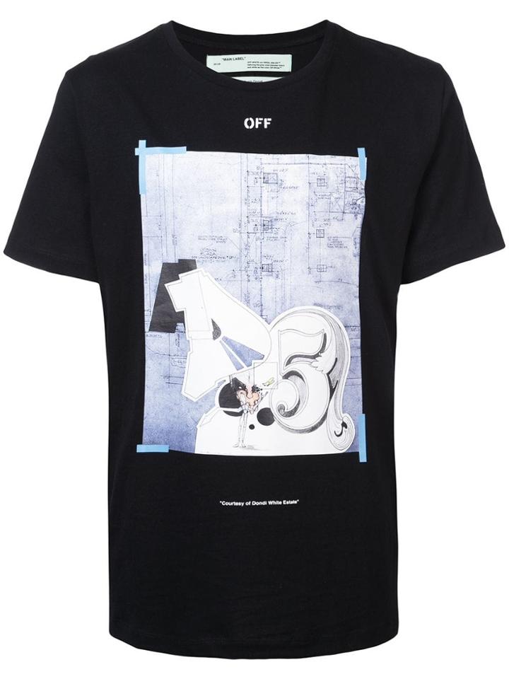 Off-white Dondi Square S/s T-shirt - Black